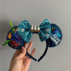 Sequin Blue Disney Themed Headband